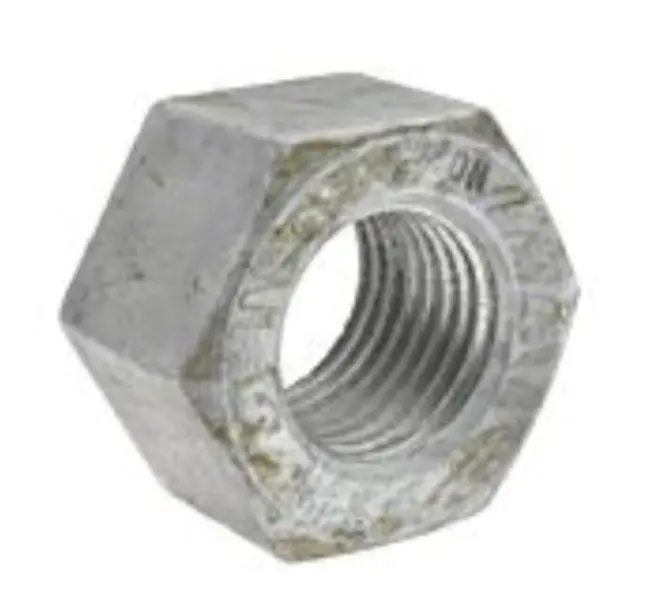 ASTM A563 เกรด DH น็อตหกเหลี่ยมหนักชุบสังกะสีแบบจุ่มร้อน
