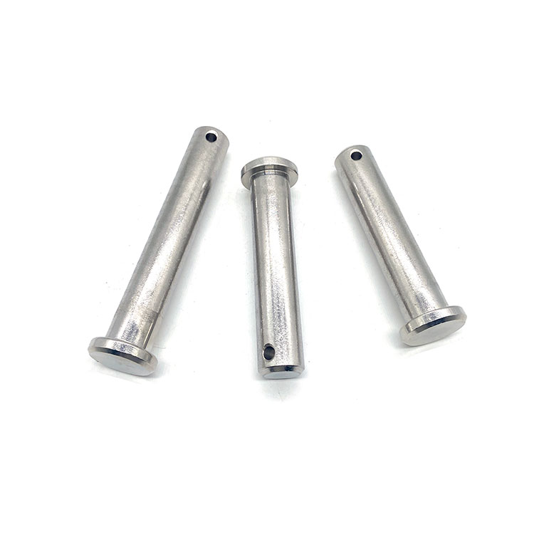 ขายร้อนสแตนเลสร่องล็อค Pin M3 M4 M5 แบนหัว Clevis Pin Groove