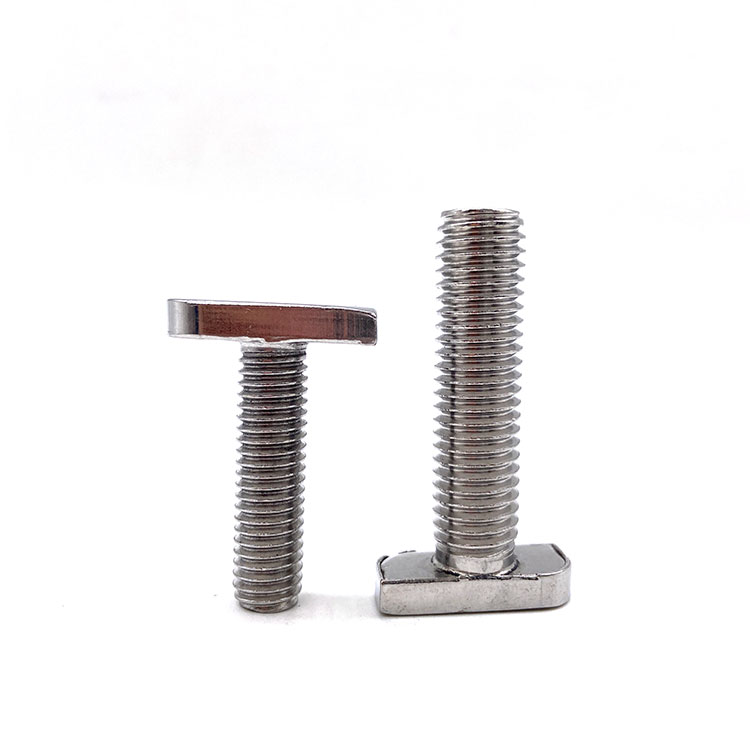 M4 เหล็กและสกรูน๊อตสแตนเลส 304 316 T-Bolt