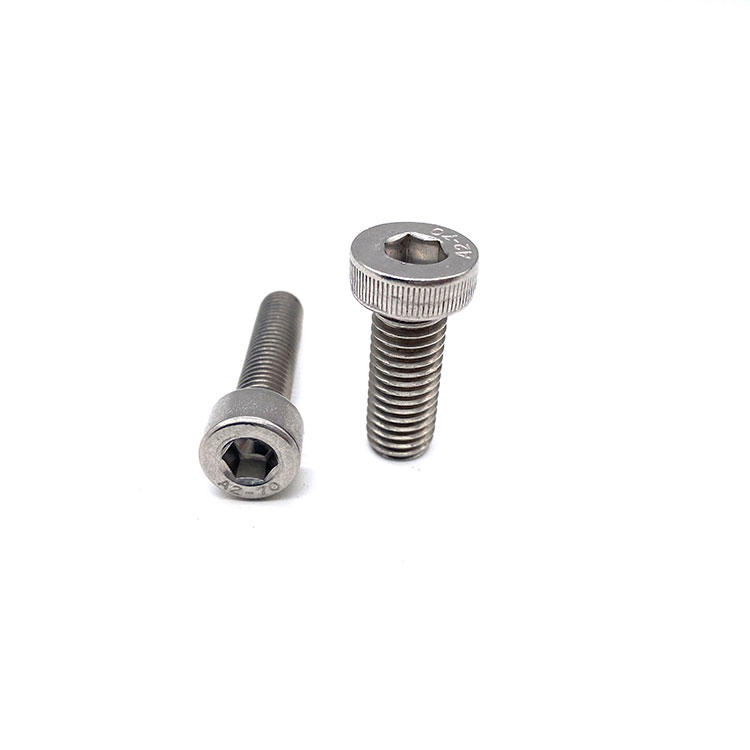 M8 316 สแตนเลส A4-80 A2-70 สกรูหัวจมหกเหลี่ยม DIN912 Bolt