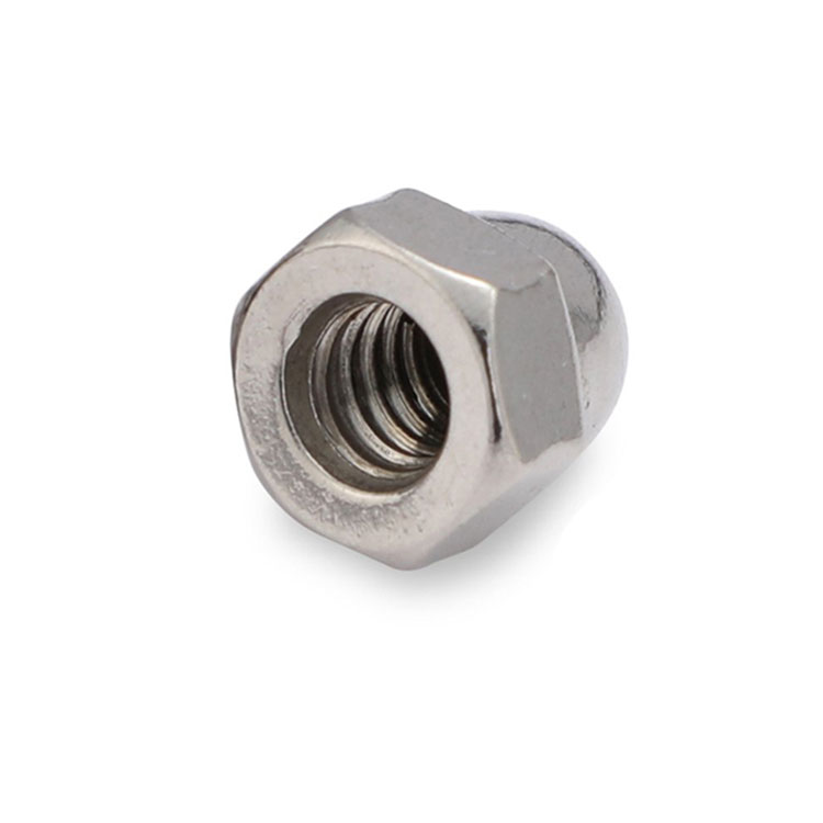 DIN 1587 โลหะ SS 304 M5 สแตนเลสสตีล Hex Head Dome Cover Cap Nut